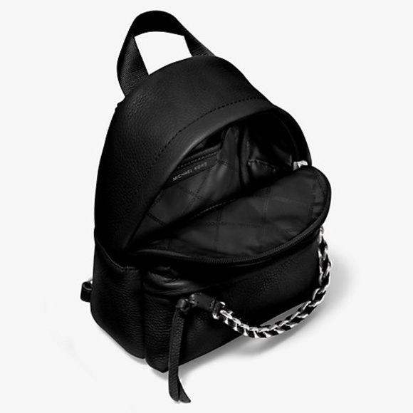 Slater Extra-Small Pebbled Leather Convertible Backpack - Picture 3 of 5